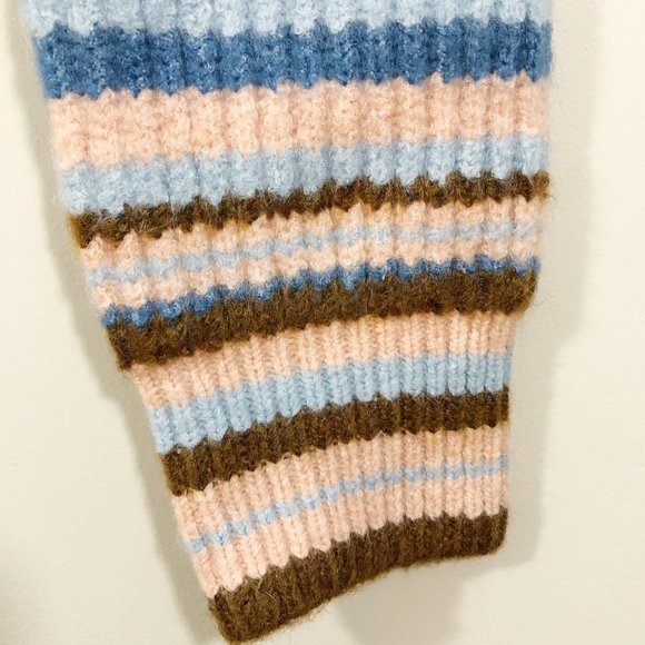NWT! Nordstrom ENGLISH FACTORY Knit Stripe Cardigan in Multi M - Picture 10 of 16